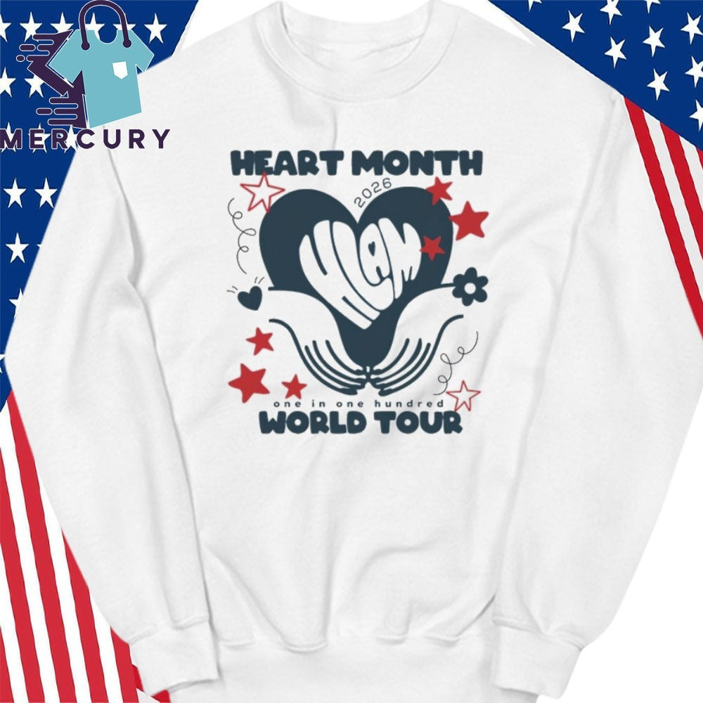 HLAM Band Heart Month World Tour 2026 Shirt