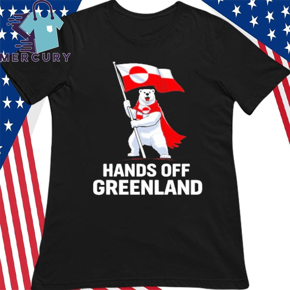 Hands Of Greenland Bear Flag Shirt