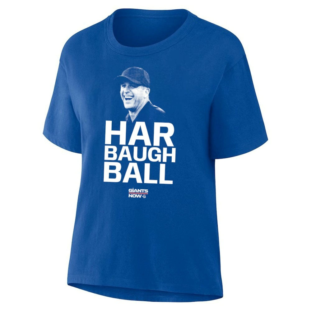 Harbaugh Ball Shirt Giants Now