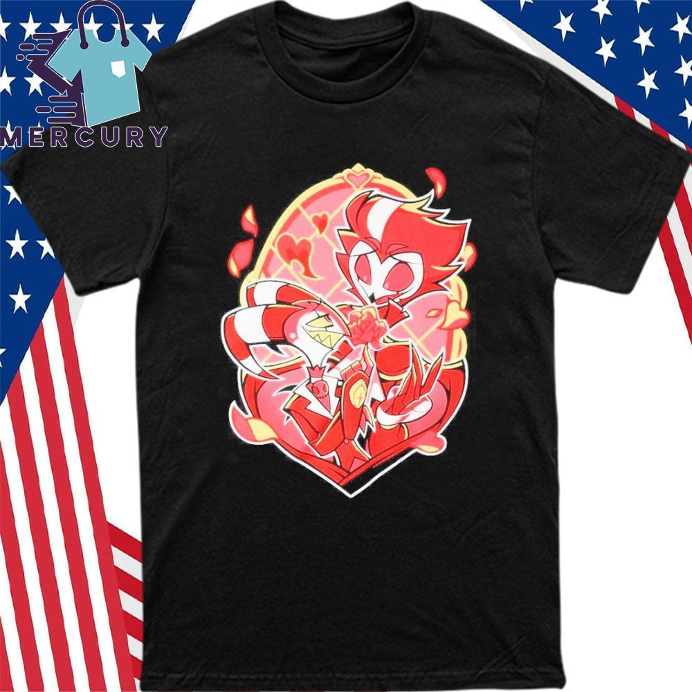 Helluva Boss Stolas & Blitz Hearts Shirt