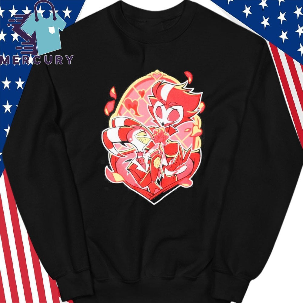 Helluva Boss Stolas & Blitz Hearts Shirt