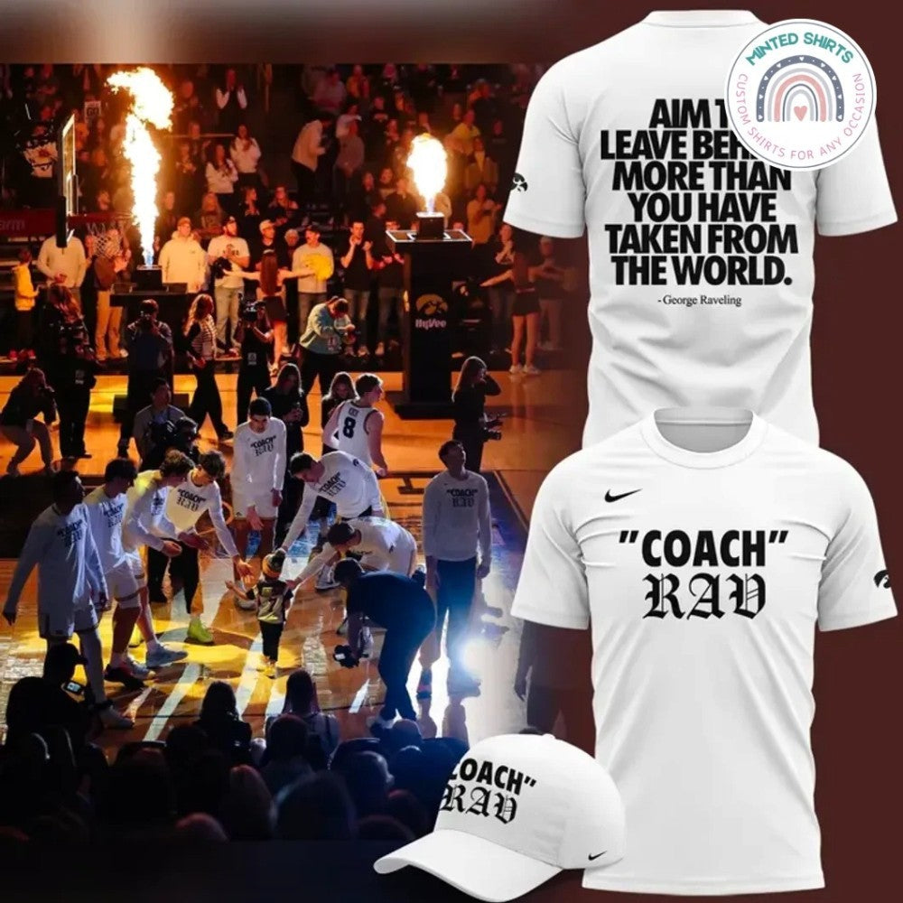 Honoring Coach Raveling Iowa Hawkeyes Shirt