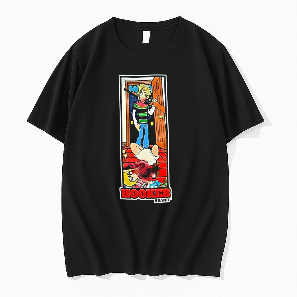 Official Hooker Brand Kurts Revenge Cartoon T Shirts Jpg