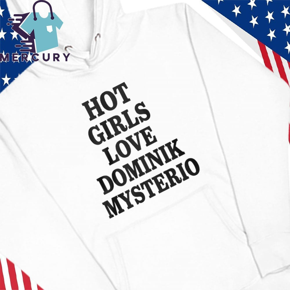 Girls Love Dominik Mysterio Ladies Flowy Cropped Shirt