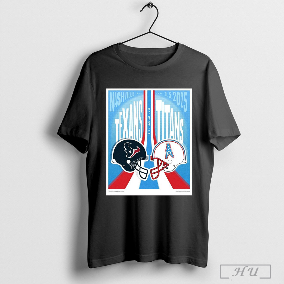 Official Houston Texans Vs Tennessee Titans Season Finale Live From Nashville 1 5 2025 Poster