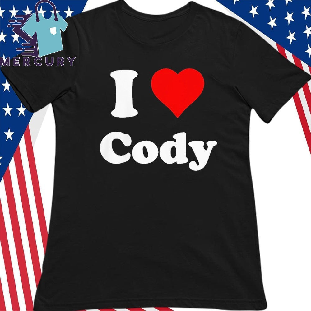 I Love Cody Graphic Shirt