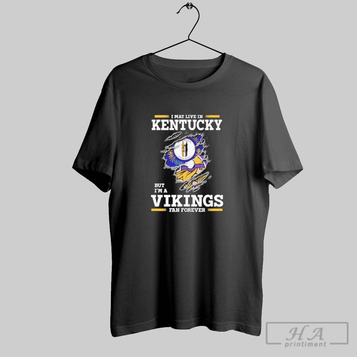 Official I May Live In Kentucky But Im A Vikings Fan Forever