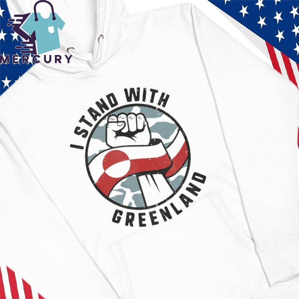I Stand With Greenland Solidarity Protest Statement Shirt