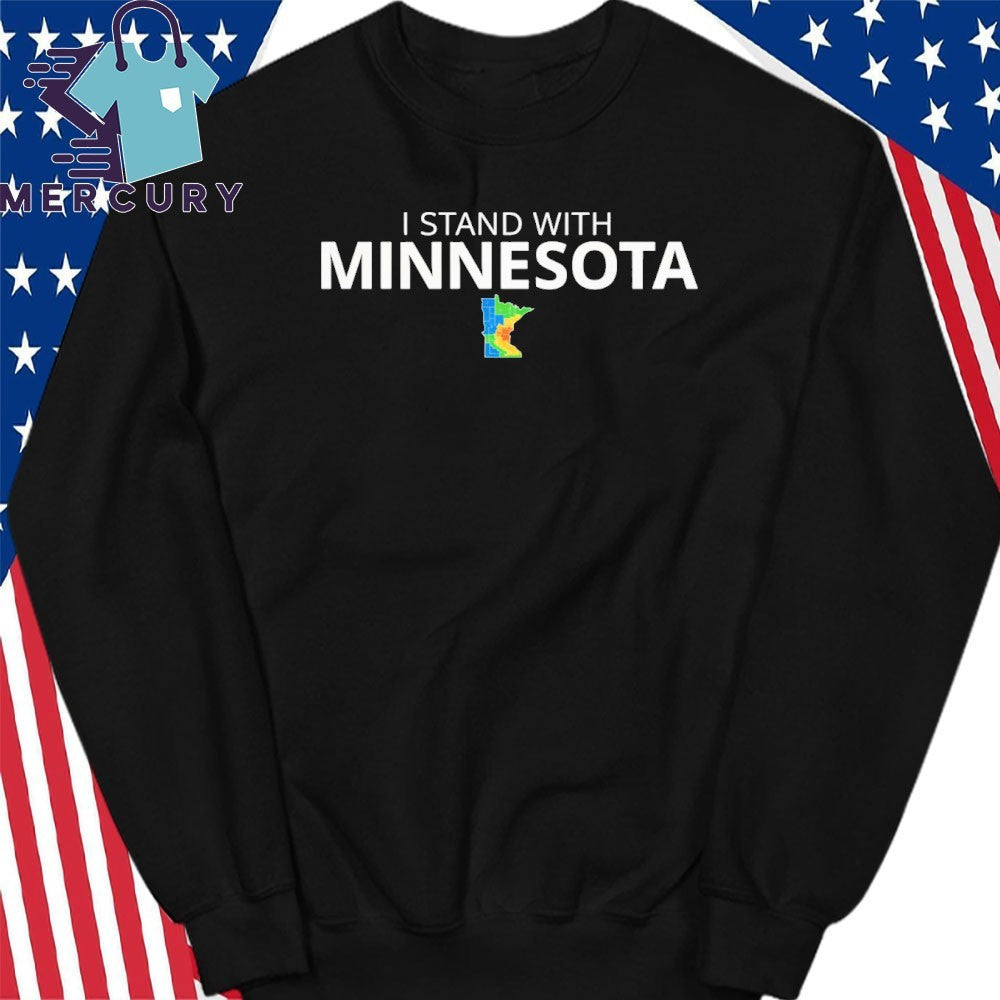 I Stand With Minnesota State Pride Minnesotan Resident Shirt