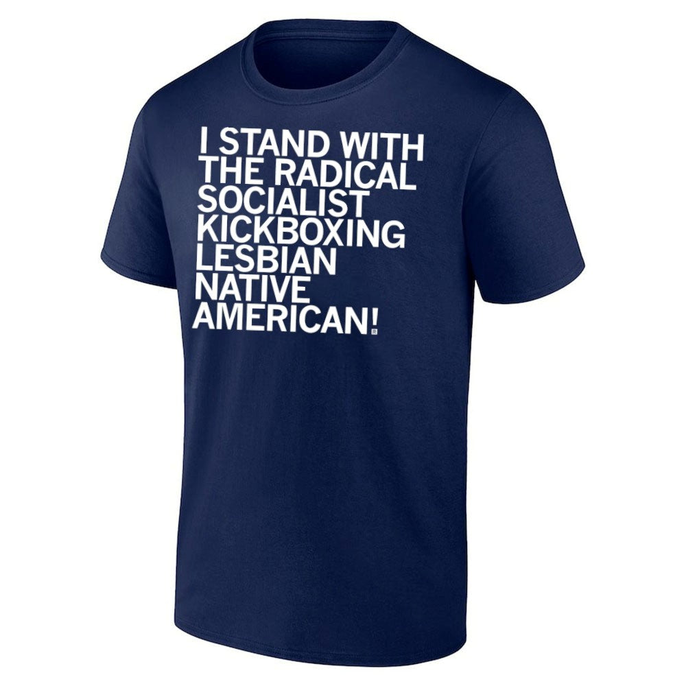 I Stand With The Radical Kickboxing Lesbian Native American Shirt