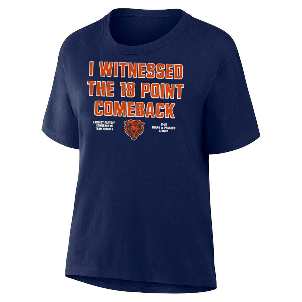 I Witnessed The 18 Point Comeback Bears Beat 31-27 Packers Shirt