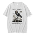 Official I Bury Things Maybe People Maybe Plants Crow Shovel Skull T Shirts Jpg