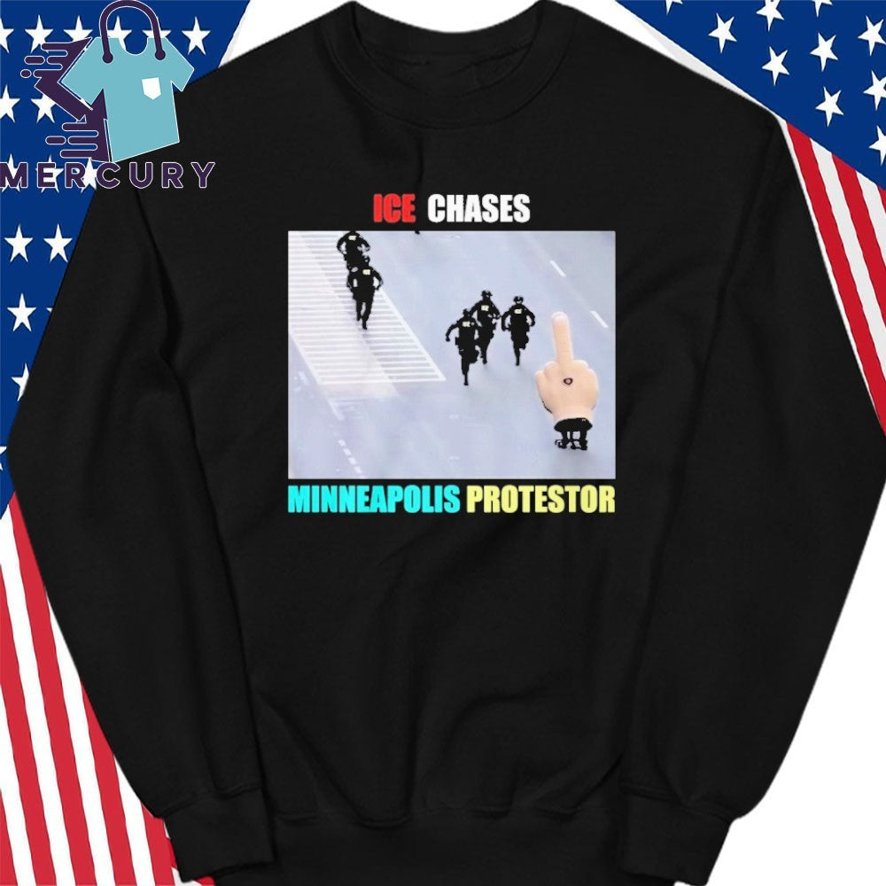 ICE Chases Minneapolis Protestor Shirt