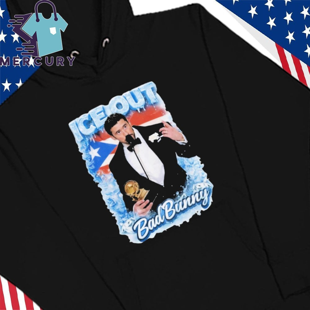 ICE OUT Bad Bunny Human Rights Protest Shirt