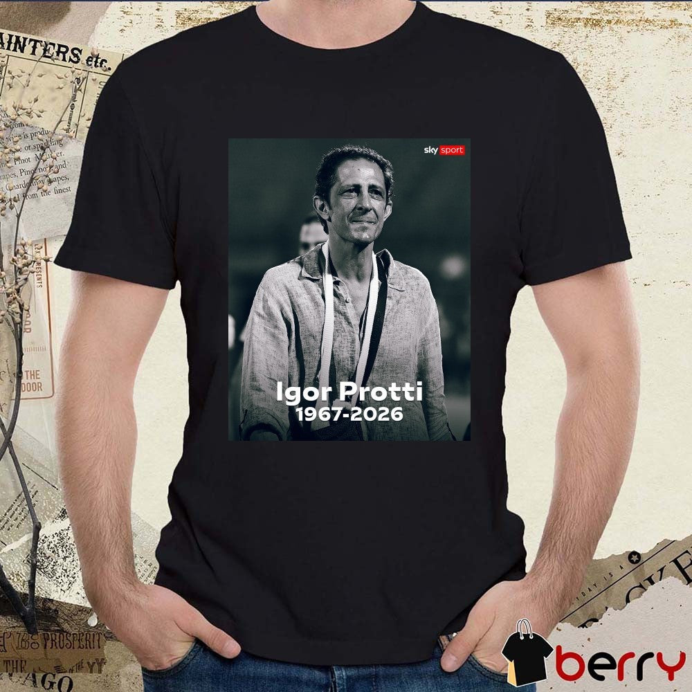 Igor Protti 1967 – 2026 Sky Sport Poster t-shirt
