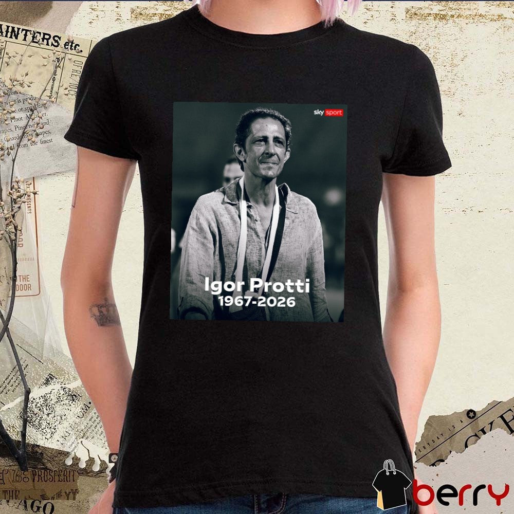 Igor Protti 1967 – 2026 Sky Sport Poster t-shirt