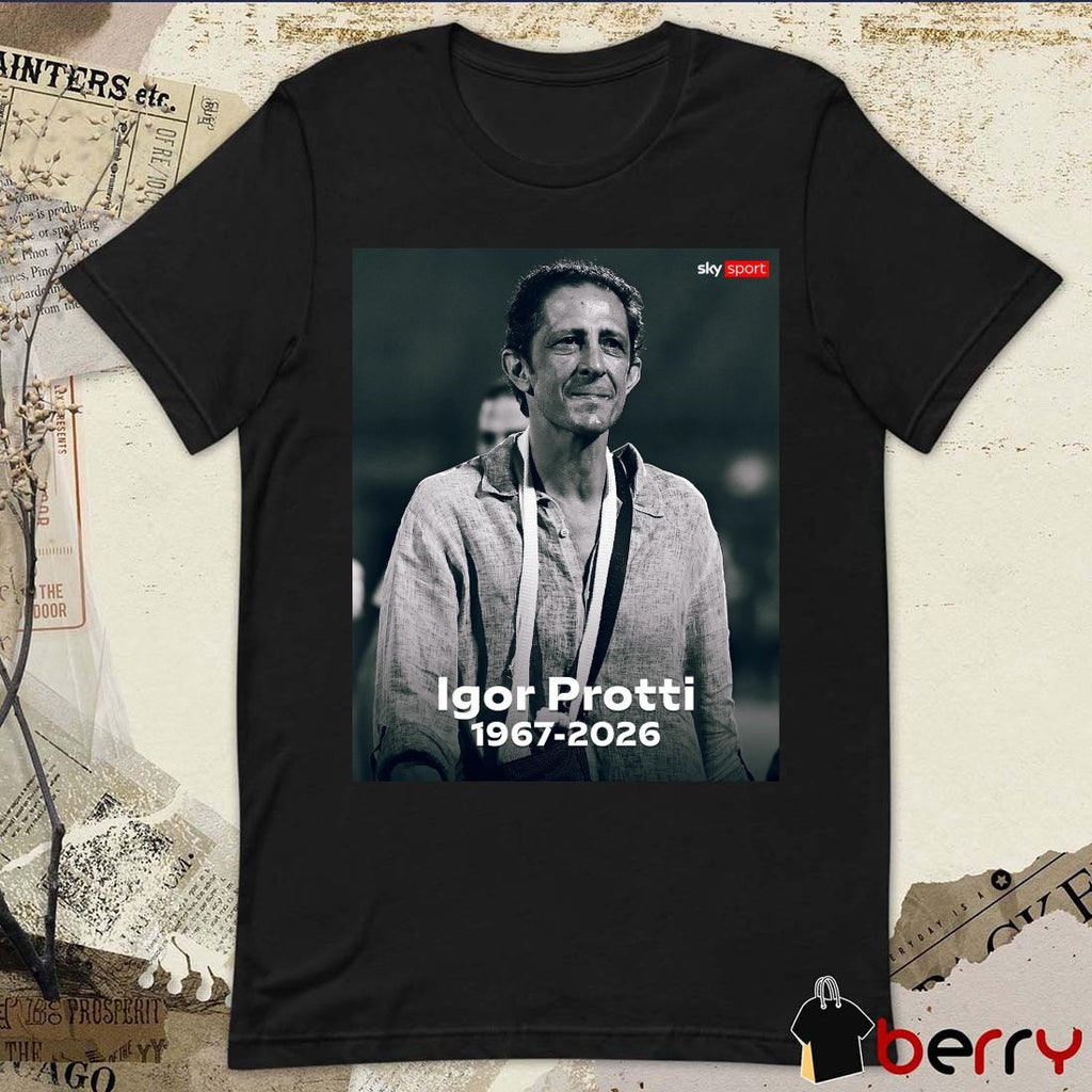 Igor Protti 1967 – 2026 Sky Sport Poster t-shirt