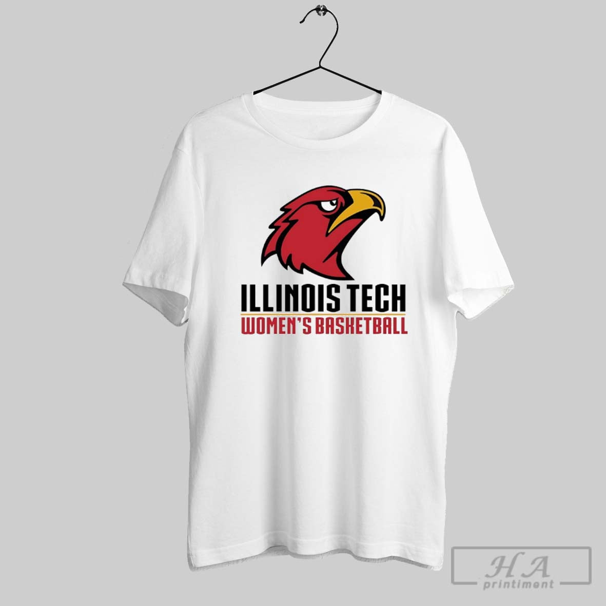 Official Illinois Tech Womens Basketball Logo T Shirt