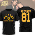 Ilya Rozanov #81 Raiders Boston Hockey Shirt