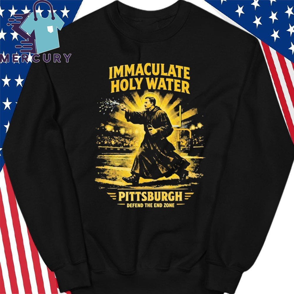 Immaculate Holy Water Pittsburgh Defend The End Zone Shirt