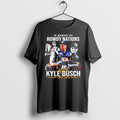 Official In Memory Of Kyle Busch 1985 2026 18 Rowdy Nations Signature T Shirts