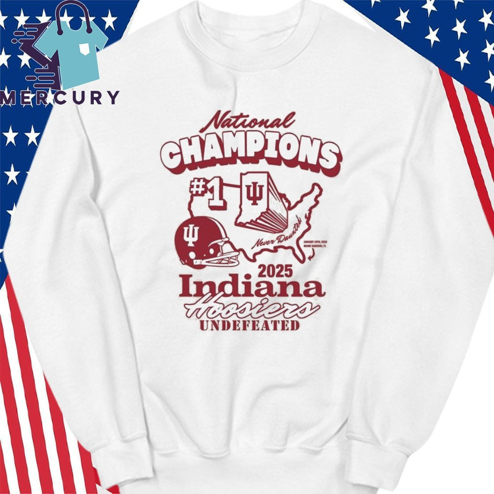 Indiana 2025 National Champions Undefeated Shirt