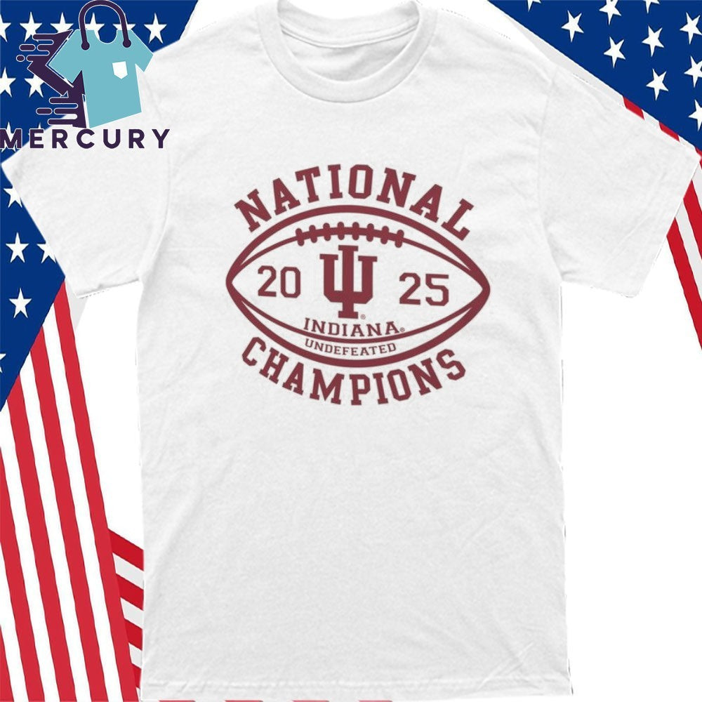 Indiana Football 2025 National Champions Vintage Undefeated Shirt