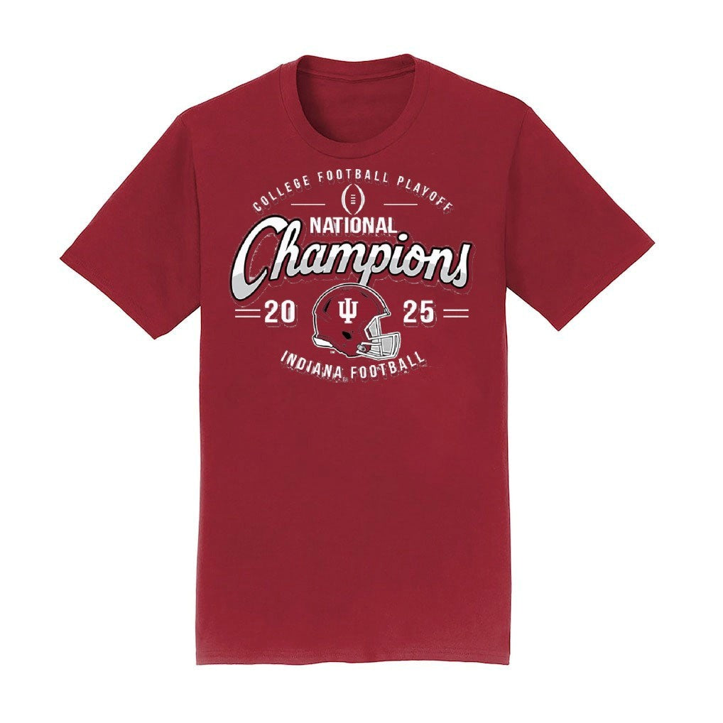 Indiana Football National Champions 2025 Helmet Shirt