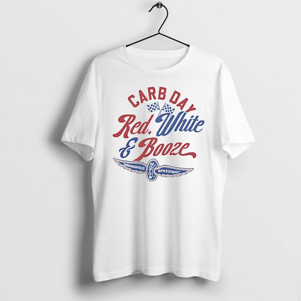 Official Indianapolis Motor Speedway Red White And Booze Carb Day T Shirts Jpg