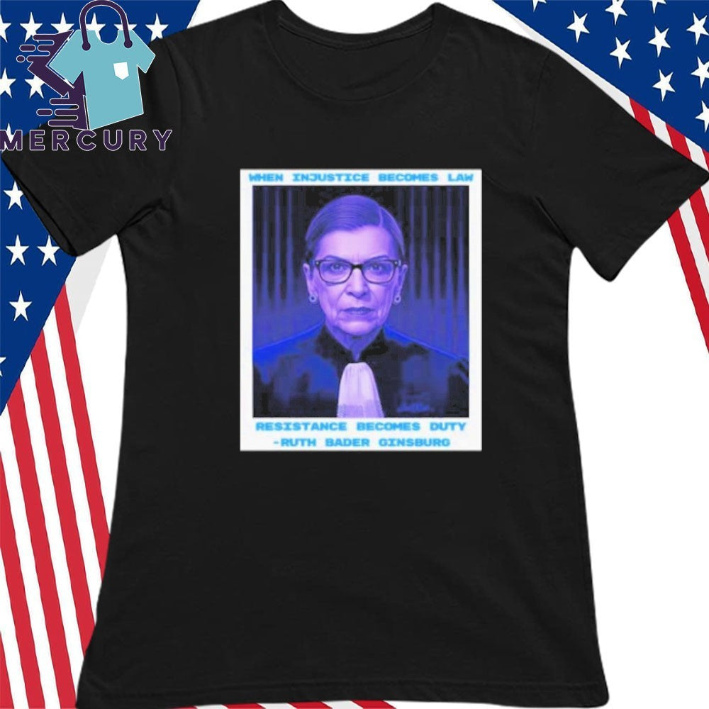 Injustice Requires Resistance When Injustice Becomes Law Shirt