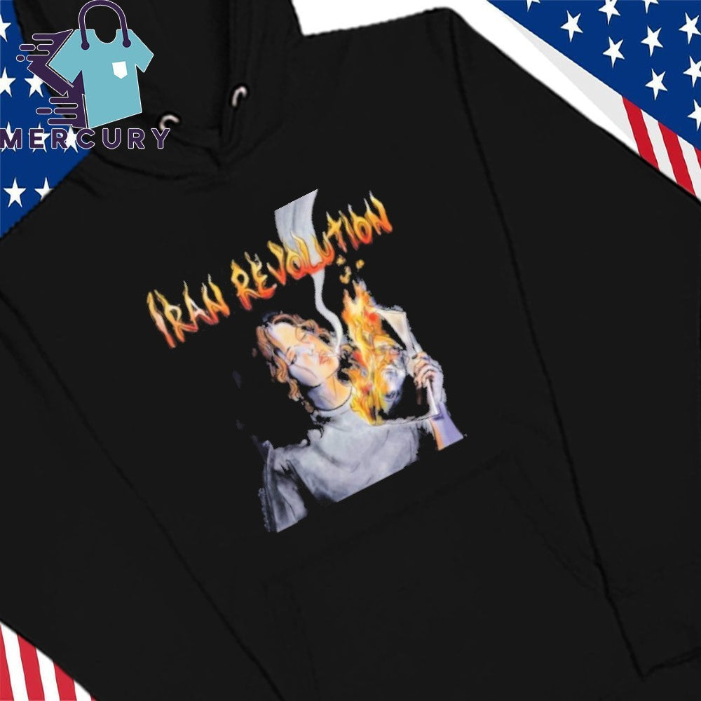 Iran Revolution Smoking Persian Girl Shirt