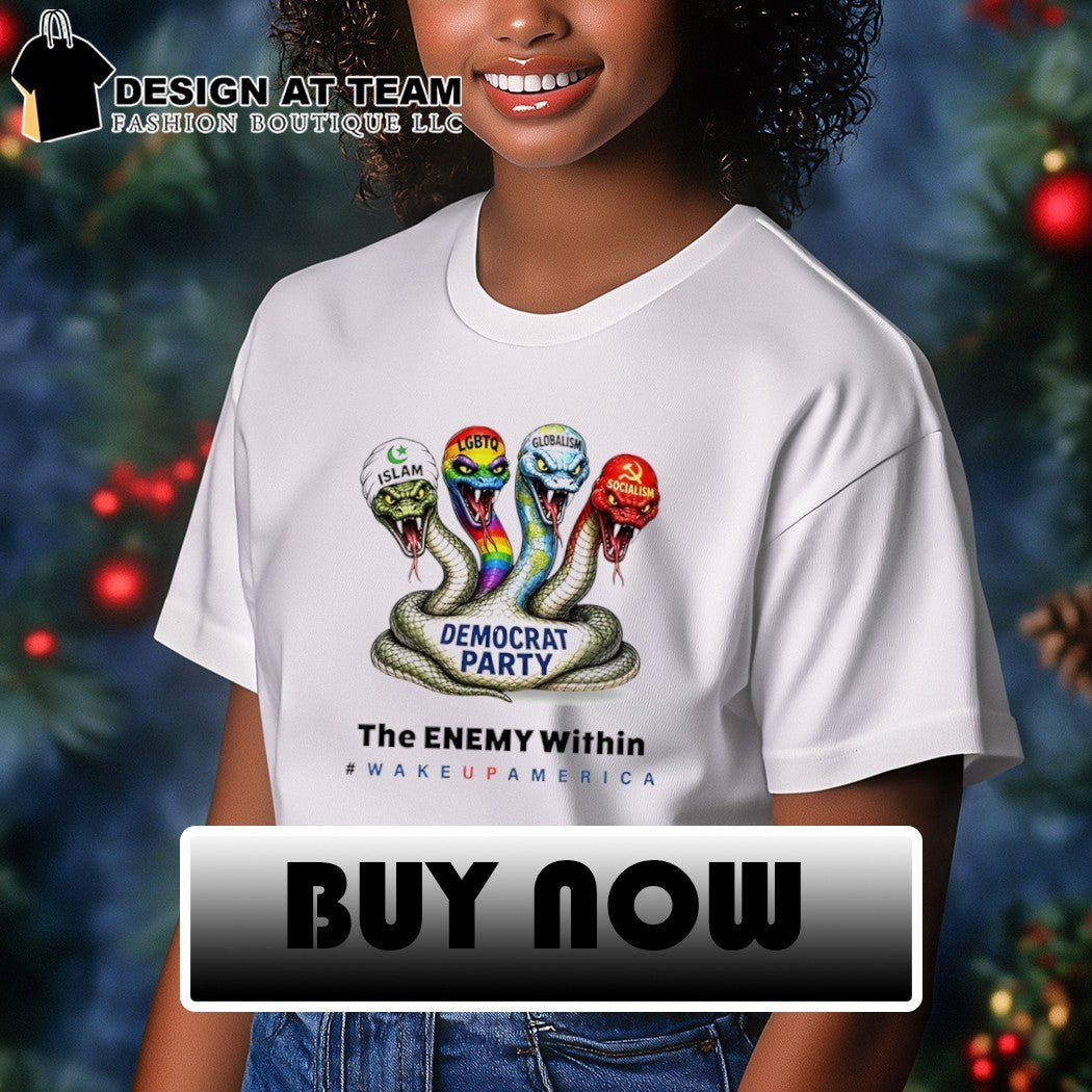 Islam Democrat Party The Enemy Within Wake Up America Shirt