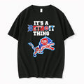 Official Its A Detroit Thing Detroit Tigers Pistons Red Wings Lions Mashup Logo T Shirts