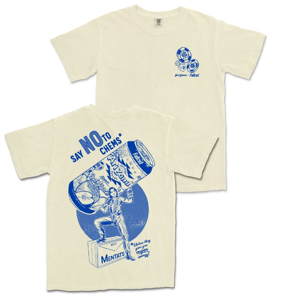 Ivory & Blue Say No to Chems Shirt