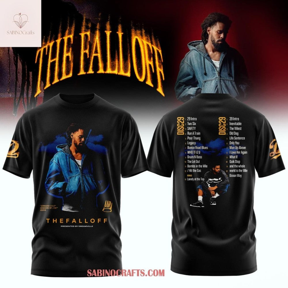 J.Cole 2026 The Fall Off New Album Tracklist Shirt