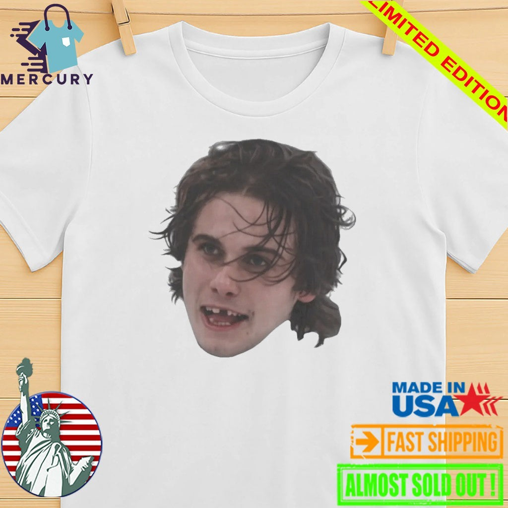 Jack Hughes Missing Teeth Throwback Shirt