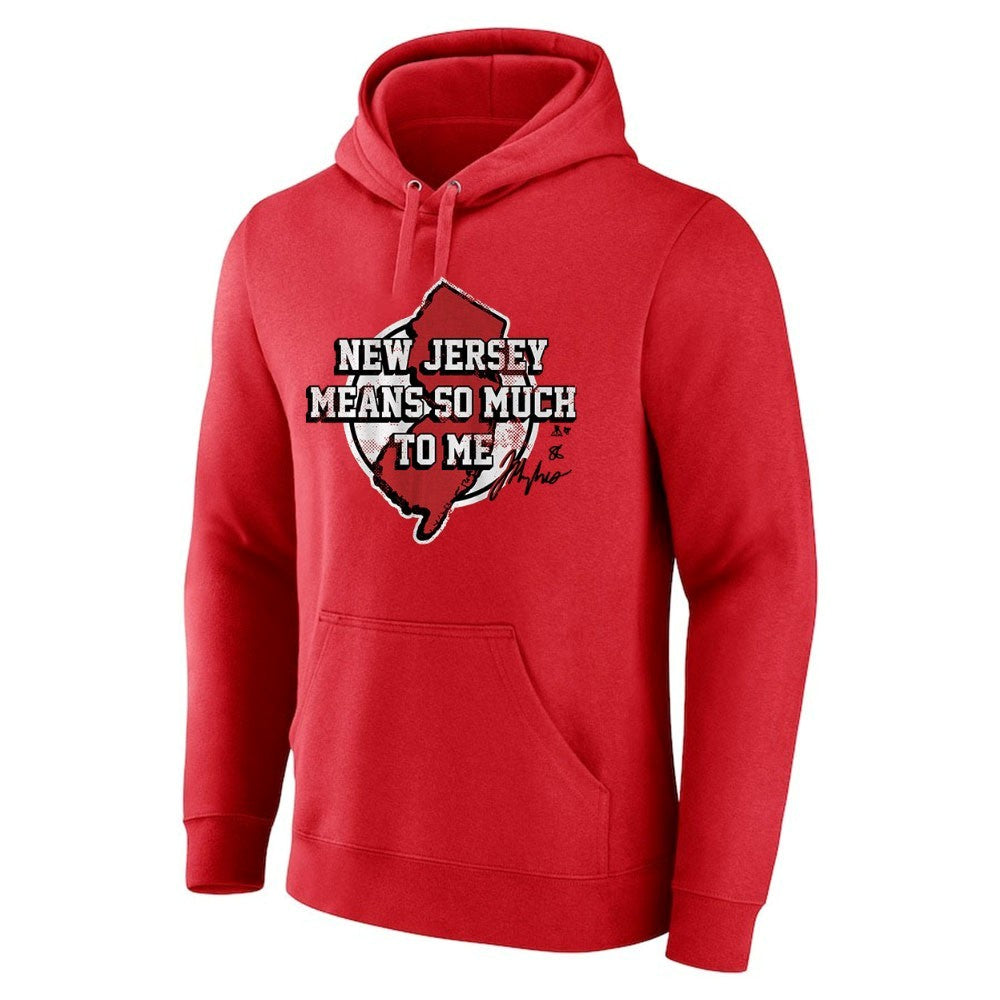 Jack Hughes New Jersey Means So Much To Me Shirt