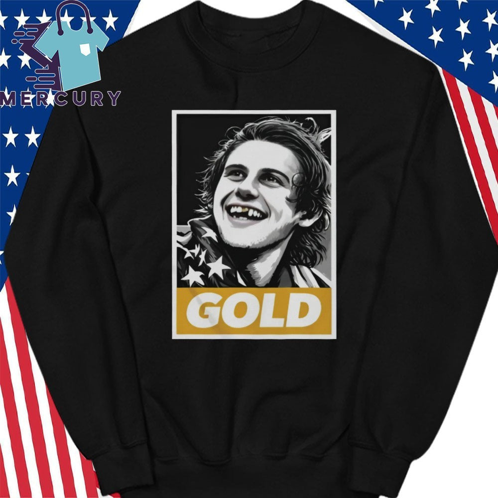 Jack Hughes Olympic Legend Golden Toothless Shirt
