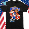 Jack Hughes USA Hockey Champions Flag America Shirt