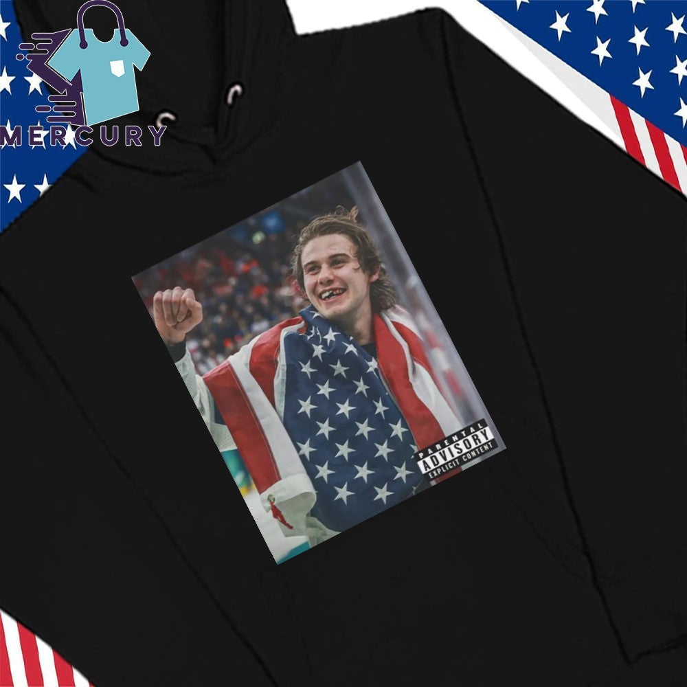 Jack Hughes USA Hockey Gold Medal Shirt