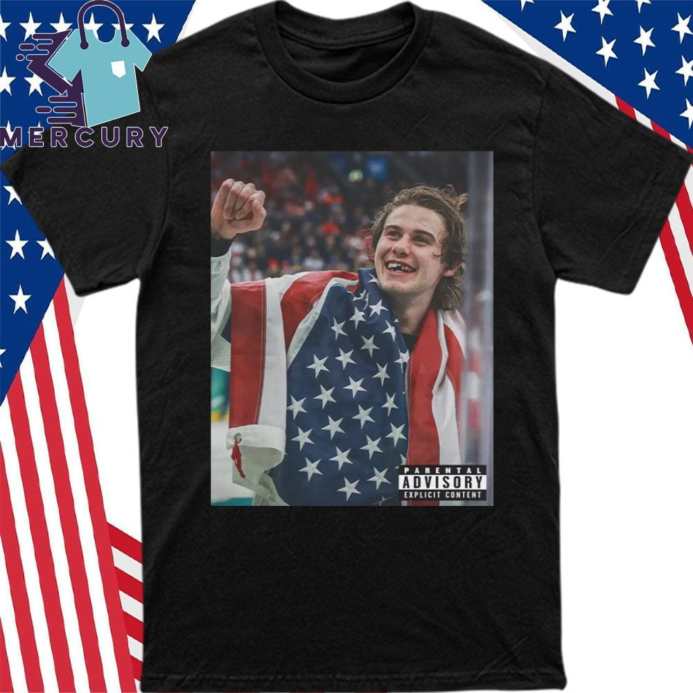 Jack Hughes USA Hockey Gold Medal Shirt
