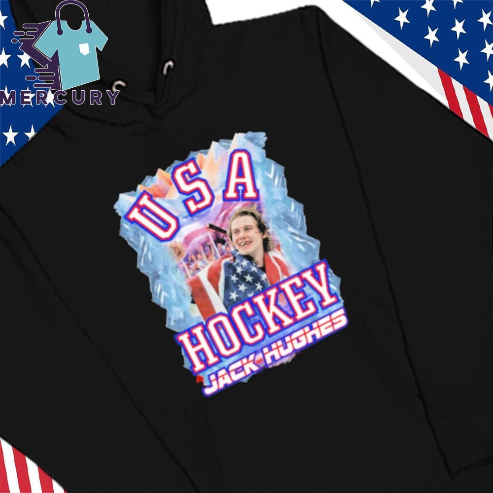 Jack Hughes USA Hockey Golden Goal 2026 Shirt