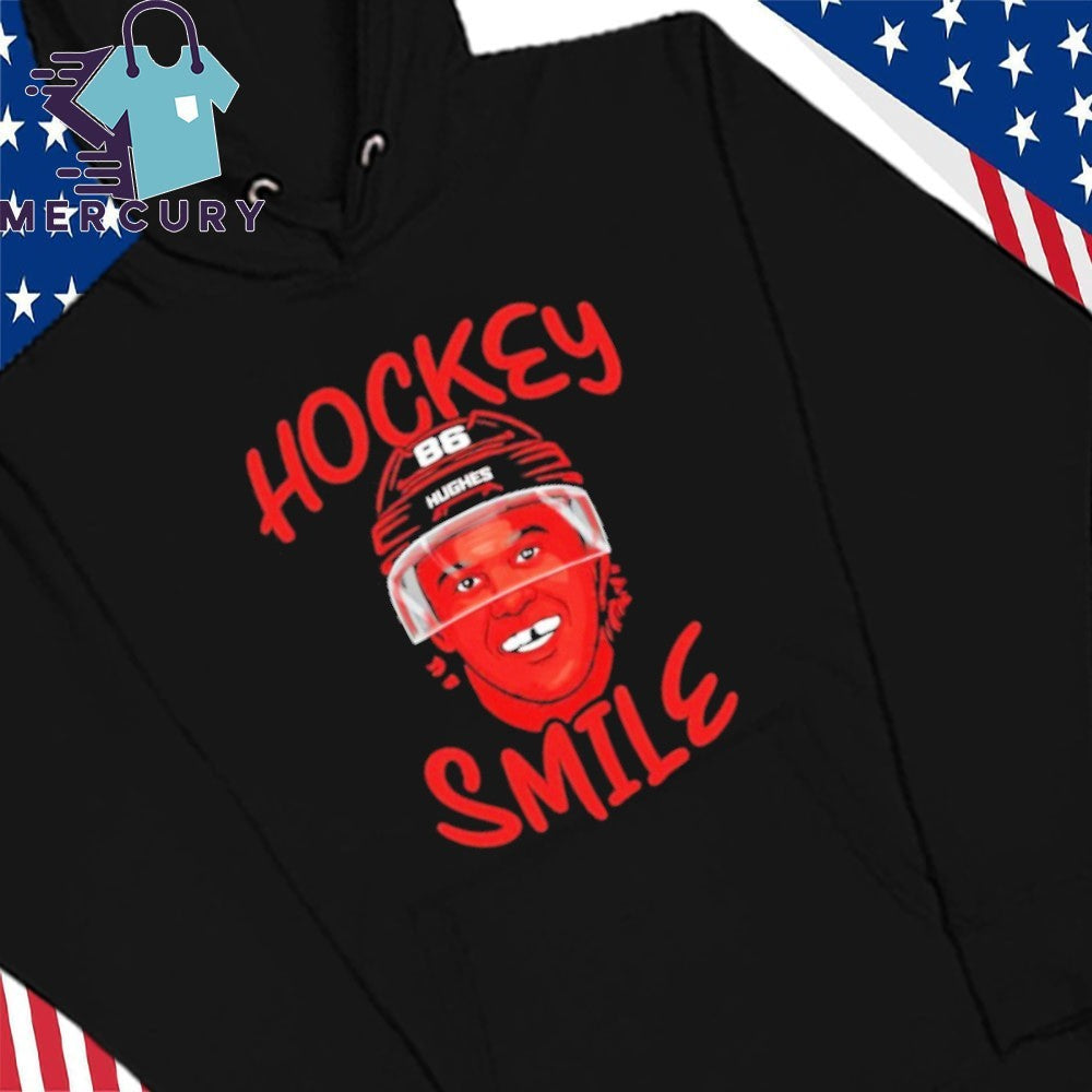 Jack Hughes USA Olympic Gold Medal Hockey Smile Shirt