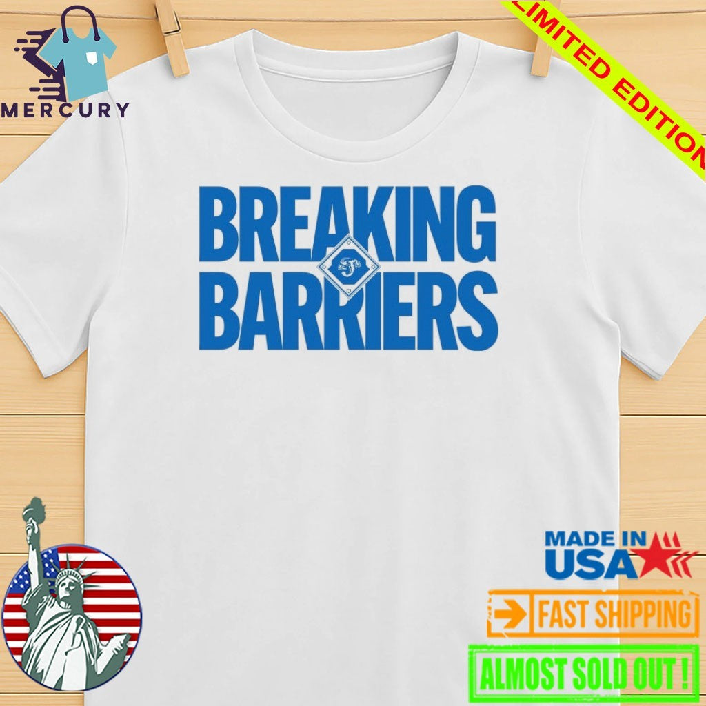 Jacksonville Jumbo Shrimp Breaking Barriers Shirt