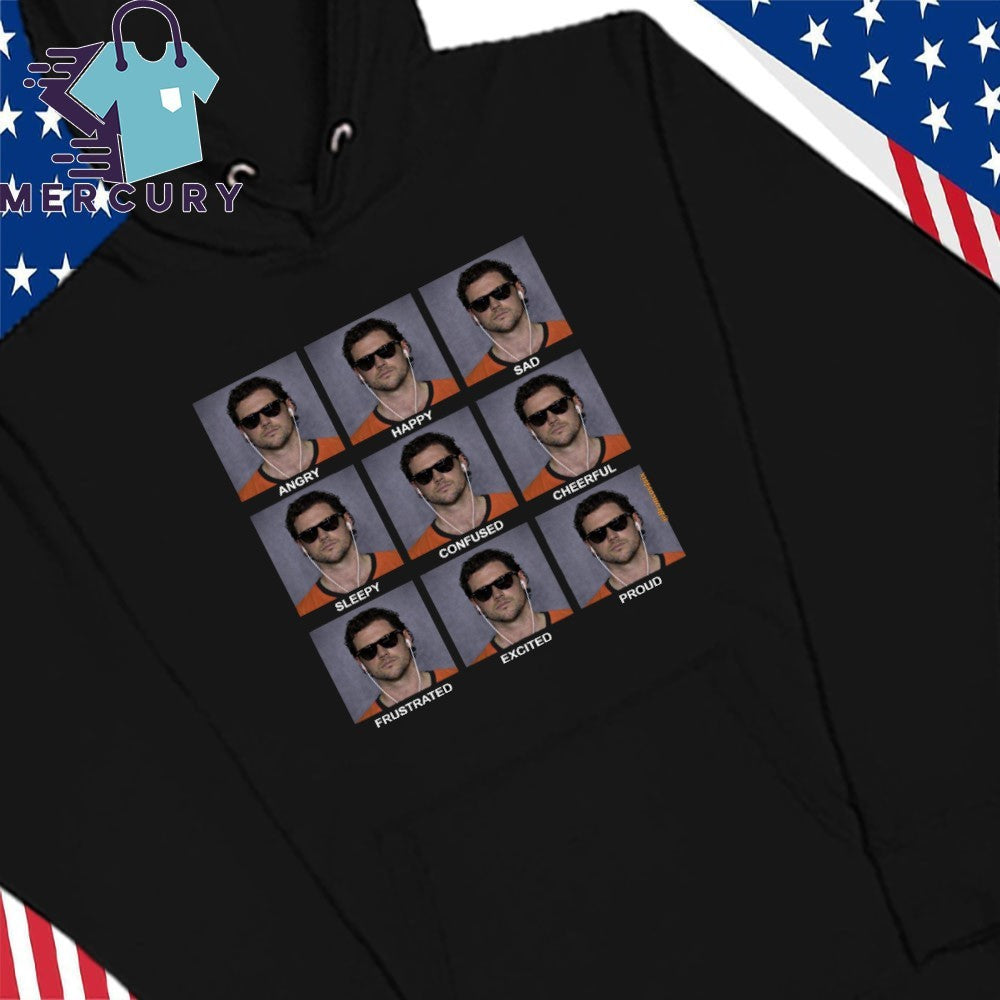Jarrett Stidham Angry Happy Sad Emoji Shirt