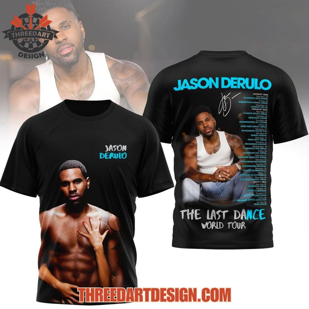Jason Derulo The Last Dance World Tour 2026 Shirt