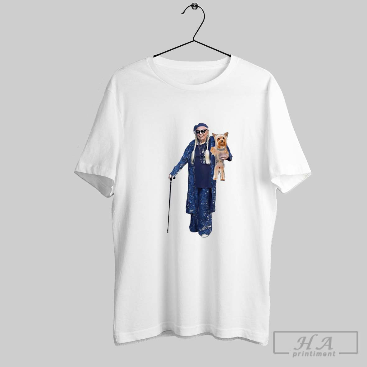 Official Joni Mitchell And Yorkshire Terrier T Shirt