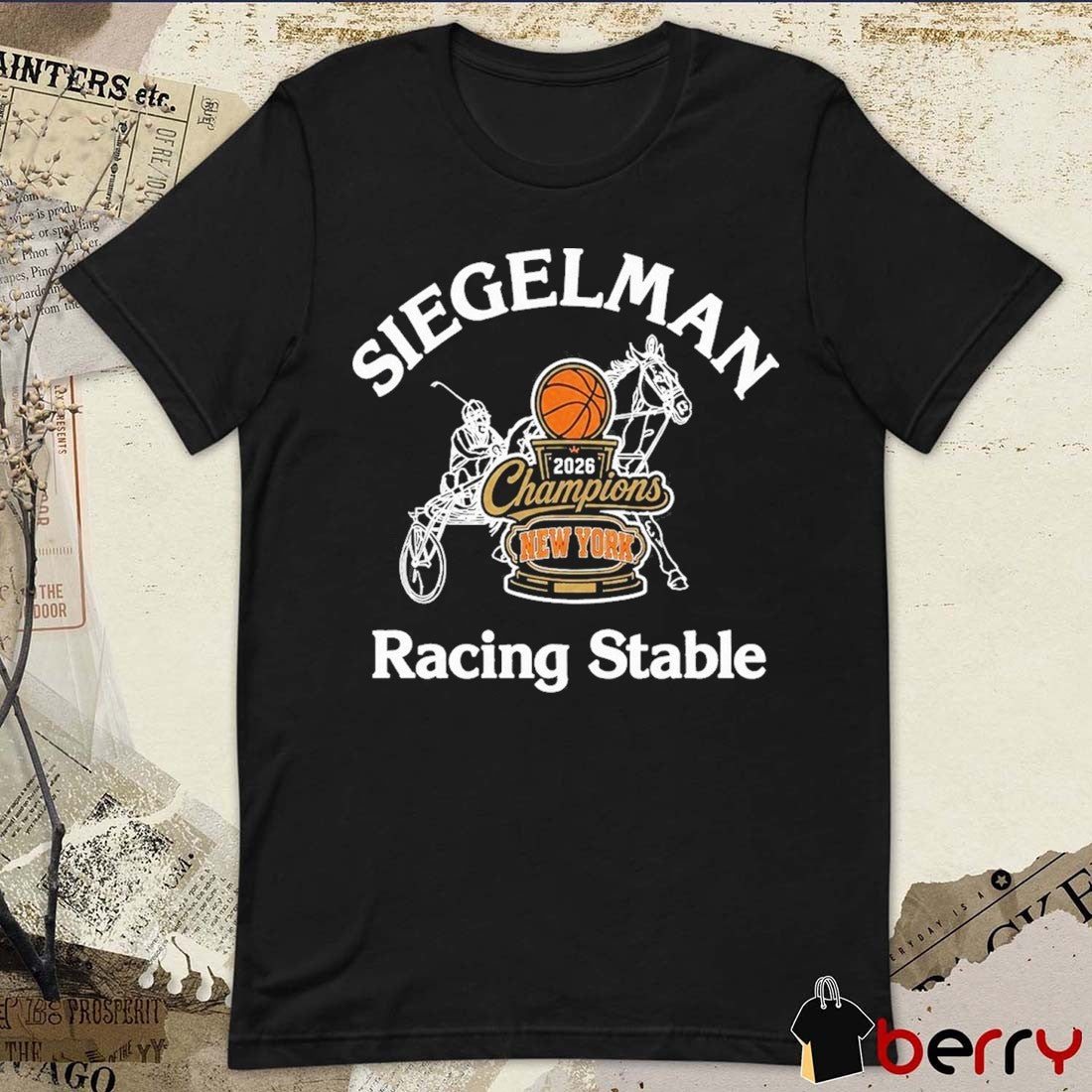 Josh Hart Siegelman Stable Knicks 2026 NBA Champions Racing Stable Parade NY Knicks Championship t-shirt