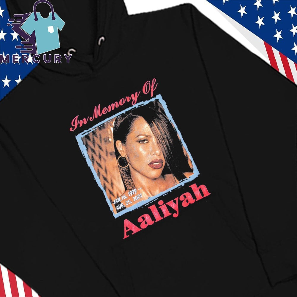Justin Bieber Wear In Memory Of Aaliyah Shirt