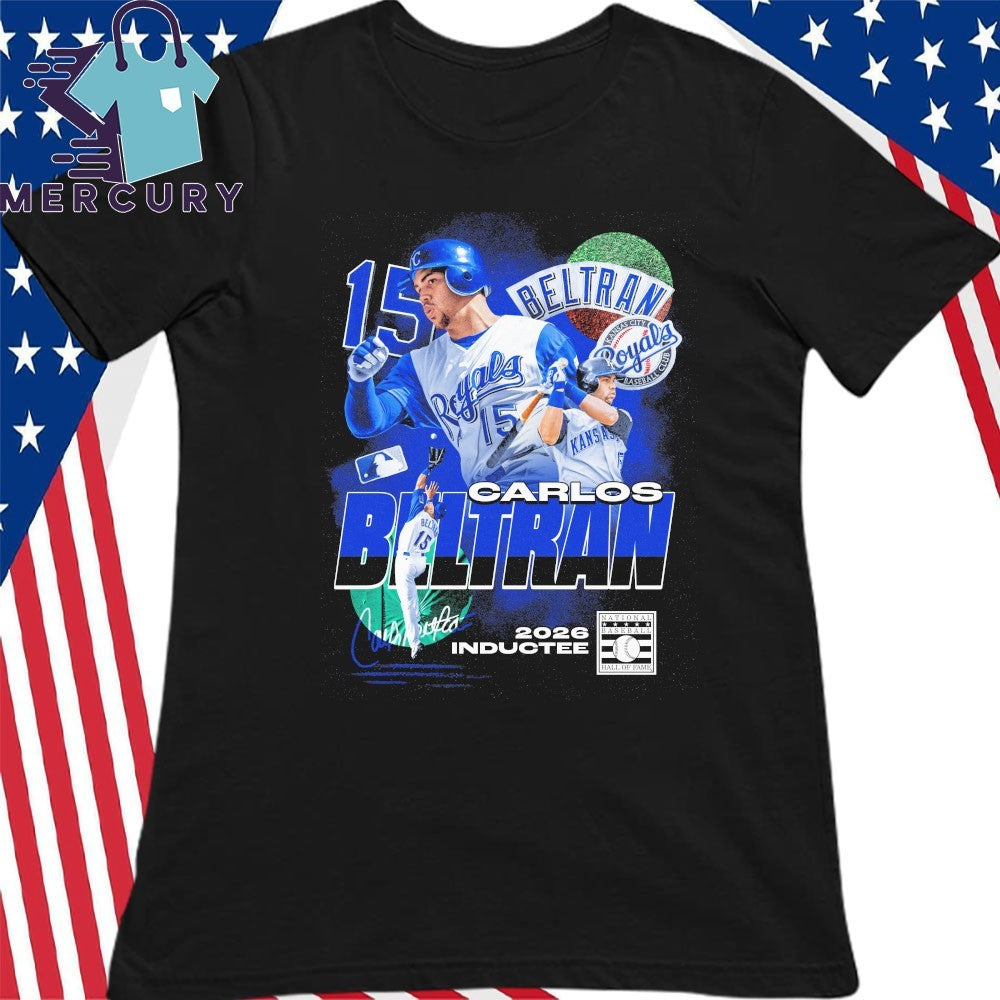 Kansas City Royals Carlos Beltran 2026 Hall Of Fame Shirt